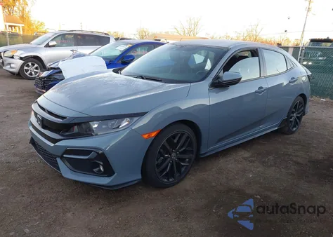 2021 Honda Civic Sport из США, поврежденный, VIN SHHFK7H48MU214793